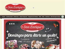 Tablet Screenshot of donenriqueweb.com.ar